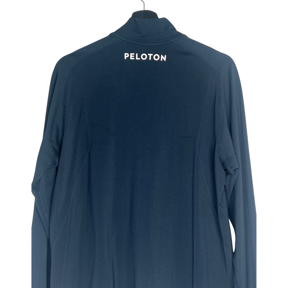 Lululemon Peloton Mens Metal Vent Tech 1/2 Zip 2.0 Navy Blue Pullover XL - Picture 3 of 6